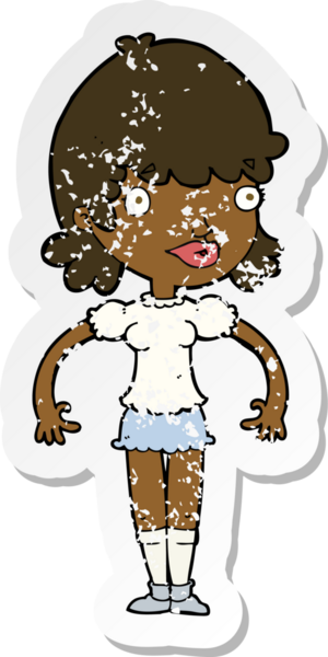 Bir insan tarafından çizilmiş mutlu bir karikatürün gerilimli yapıştırması.