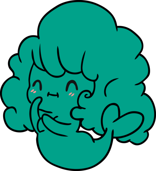 Bir insan tarafından çizilmiş güzel bir hayalet deniz kızı.