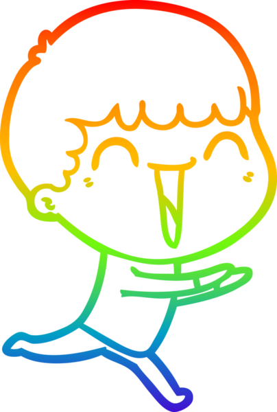 Bir insan tarafından çizilmiş mutlu bir adamın çizgi çizimi.