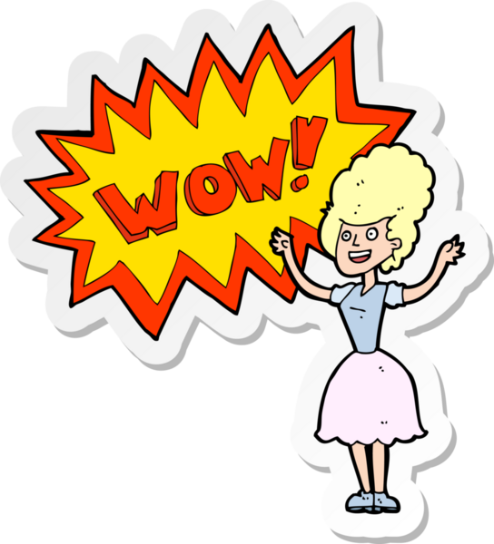 Bir insan tarafından çizilmiş bir karikatür çıkartması.