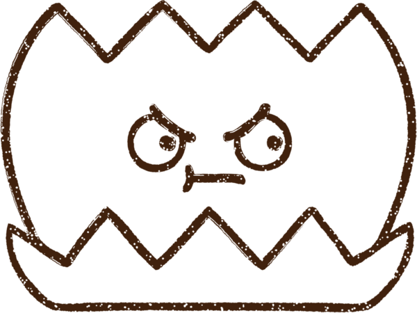 Bir insan tarafından çizilmiş nilüfer çiçeği kömürü.