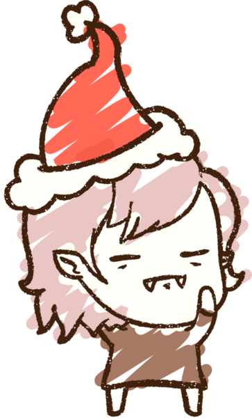 Bir insan tarafından çizilen Şenlikli Vampir Tebeşiri