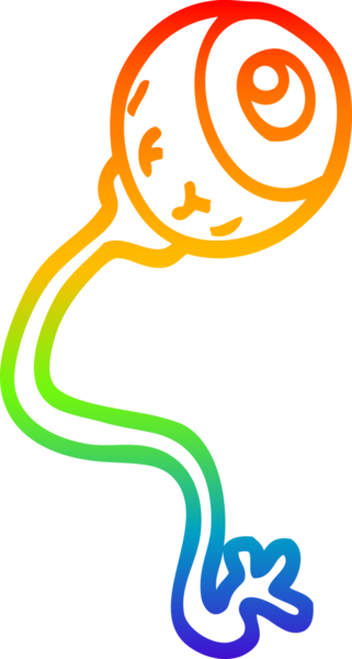 gökkuşağı gradyan çizgisi bir insan tarafından çizilmiş iğrenç bir çizgi göz.