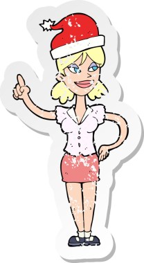 Bir insan tarafından çizilmiş karikatürün gerilimli retro yapıştırması.