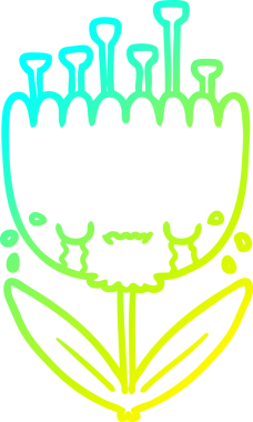 Bir insan tarafından çizilmiş ağlayan bir karikatür çizimi.