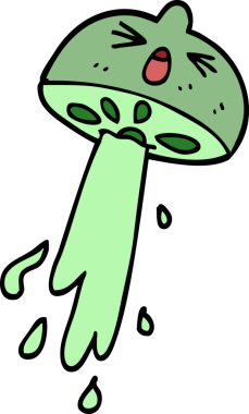 Bir insan tarafından çizilmiş karalama narenciye meyvesi.