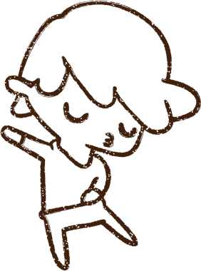 Bir insan tarafından çizilen Dans Eden Çocuk Kömürü