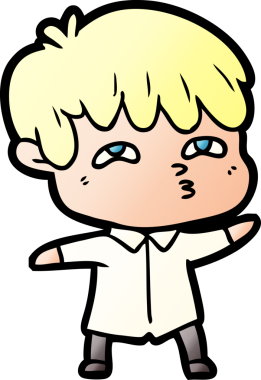 Bir insan tarafından çizilmiş garip bir adam.