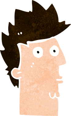 Bir insan tarafından çizilmiş karikatür.