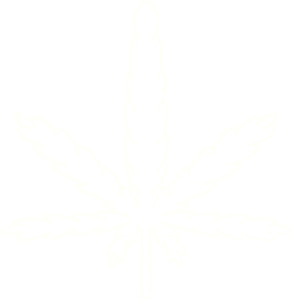 Bir insan tarafından çizilmiş marihuana Yaprak Tebeşiri