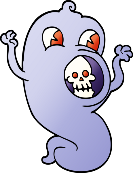 Bir insan tarafından çizilmiş karalama hayaleti.