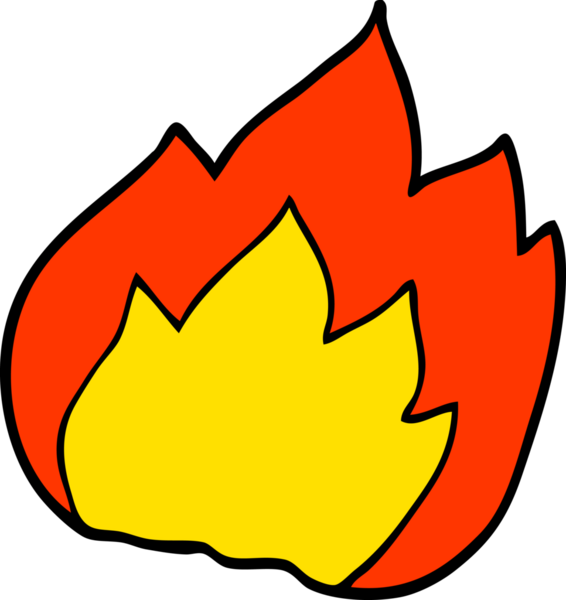 Bir insan tarafından çizilmiş karalama ateşi