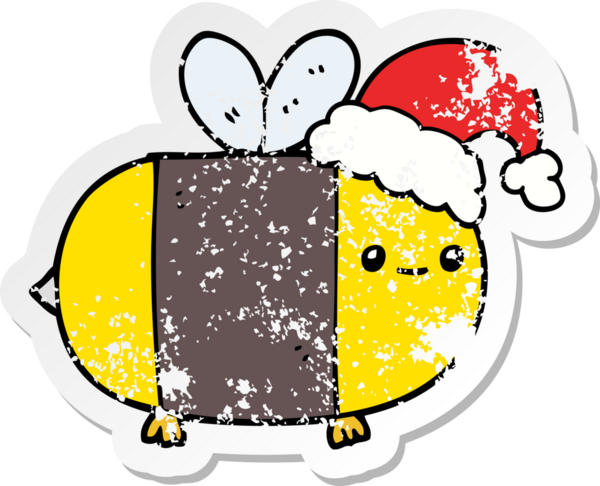 Bir insan tarafından çizilmiş karikatür etiketi.