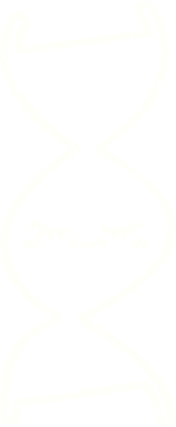 Bir insan tarafından çizilen DNA Strand Tebeşiri