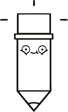 Bir insan tarafından çizilmiş bir kalem çizimi