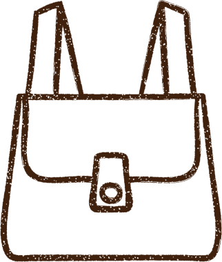 Bir insan tarafından çizilmiş Satchel Kömür