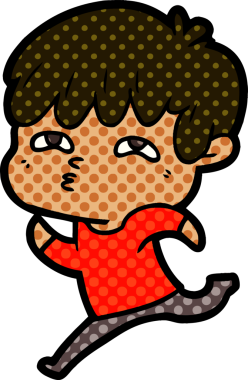 Bir insan tarafından çizilmiş garip bir adam.