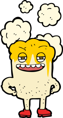 Bir insan tarafından çizilmiş mutlu bir diş.