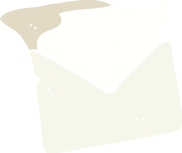 Bir insan tarafından çizilmiş açık harfin düz renk çizimi