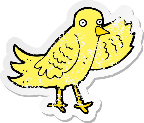 Bir insan tarafından çizilmiş sallanan bir karikatürün gerilimli yapıştırması.