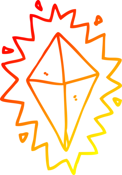 Bir insan tarafından çizilmiş bir karikatür elması.