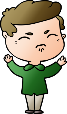 Bir insan tarafından çizilmiş rahatsız bir adam.