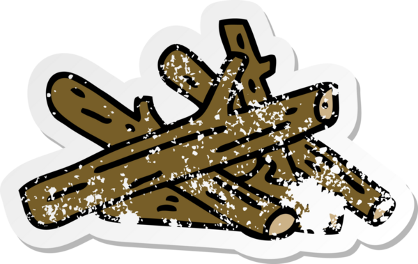 Bir insan tarafından çizilmiş garip bir el çiziminin sıkıntılı çıkartması.