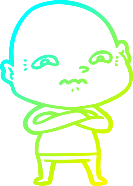 Bir insan tarafından çizilmiş, karikatür çizimi.