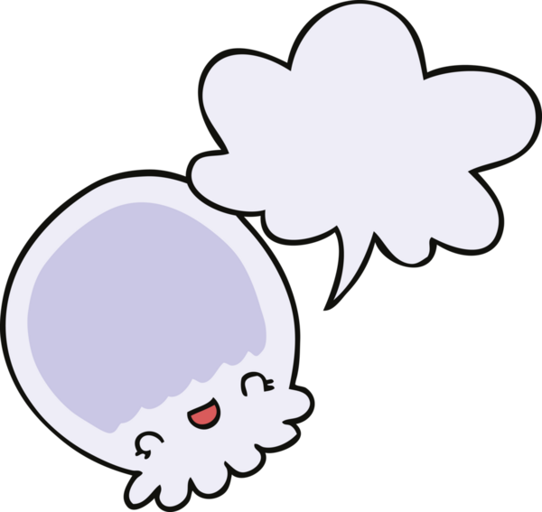 bir insan tarafından çizilmiş konuşma baloncuklu denizanası çizgi filmi.