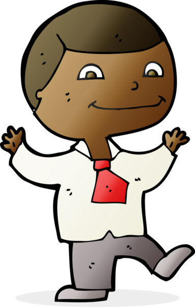 Bir insan tarafından çizilmiş mutlu çocuk çizgi filmi.