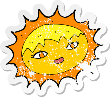 Bir insan tarafından çizilmiş bir karikatürün gerilimli yapıştırması.