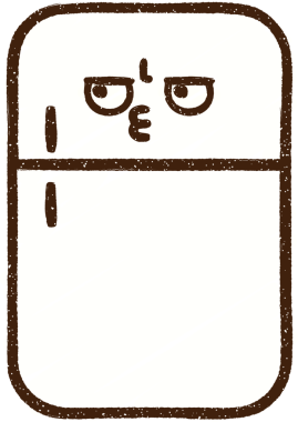 Bir insan tarafından çizilen Buzdolabı Tebeşiri