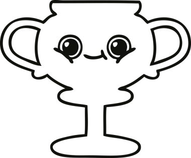 Bir insan tarafından çizilmiş bir kupanın çizgi çizimi