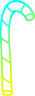 Bir insanın çizdiği şeker kamışının soğuk çizgi çizimi.