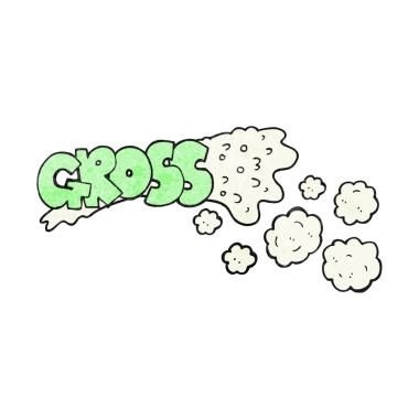 Bir insan tarafından çizilmiş brüt freehand desen karikatürü