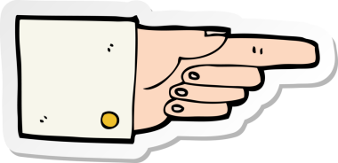 Bir insan tarafından çizilmiş bir çizgi filmin çıkartması.