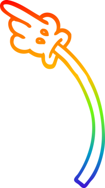 Bir insan tarafından çizilmiş bir el hareketinin çizgi çizimi.