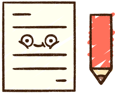 Bir insan tarafından çizilen Kalem Notları Tebeşiri