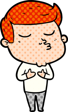 Bir insan tarafından çizilmiş karikatür mankeni adam.