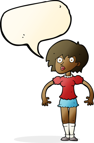 Bir insan tarafından çizilmiş konuşma balonlu bir karikatür.