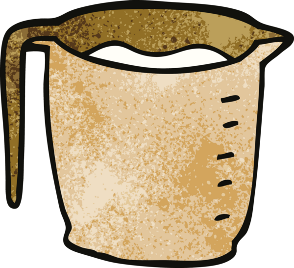 Bir insan tarafından çizilmiş karalama sürahisi.