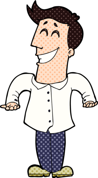 bir insan tarafından çizilmiş karikatür işadamı