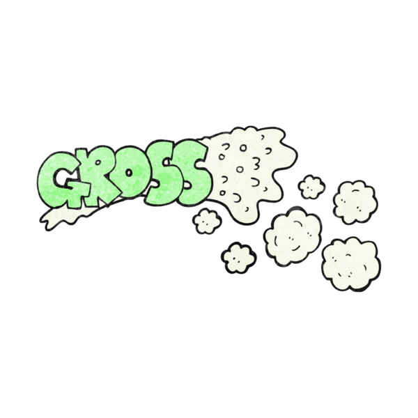 Bir insan tarafından çizilmiş brüt freehand desen karikatürü