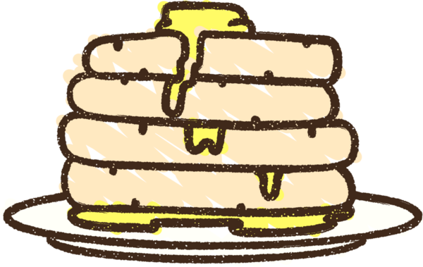 Bir insan tarafından çizilen Waffles Tebeşiri