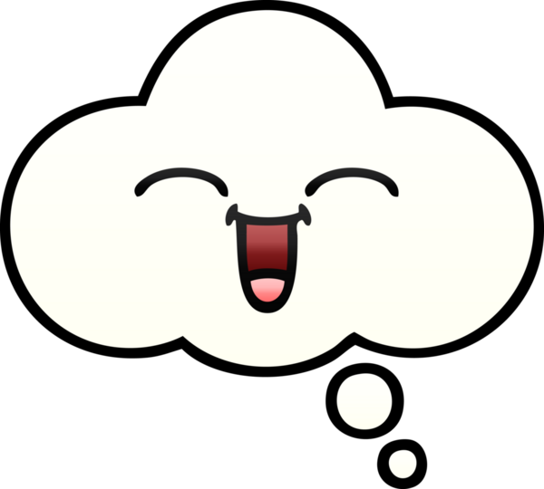 Bir insan tarafından çizilen düşünce baloncuğunun gölgeli çizimi