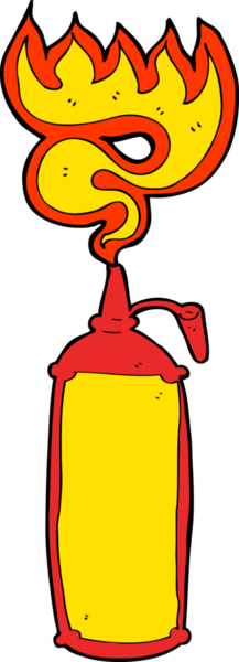 Bir insan tarafından çizilmiş acı sos.