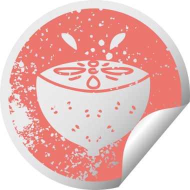 Bir insan tarafından çizilmiş sıkıntılı dairesel soyulan tuhaf sembol.