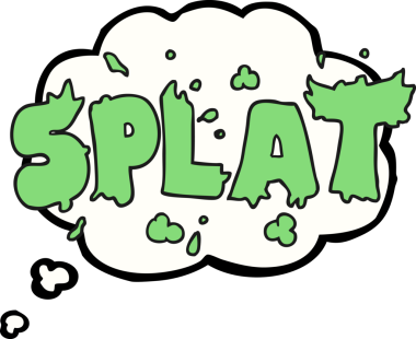 Bir insan tarafından çizilmiş serbest çizilmiş düşünce balonu karikatürü.