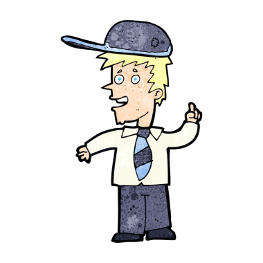 Bir insan tarafından çizilmiş çizgi film çocuğu.