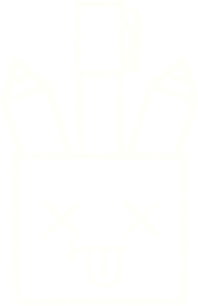 Bir insan tarafından çizilen Sanat Malzemeleri Tebeşiri